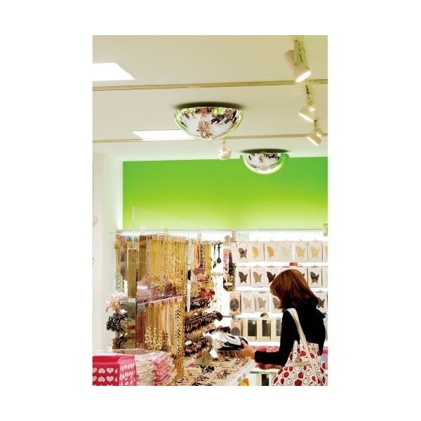 エスコ φ495x225mm ドーム型ミラー(アクリル製) EA724ZK-1 1個