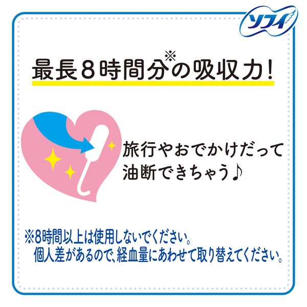 タンポン 普通の日用　ソフィ　コンパクトタンポン　レギュラー　1箱（8個入）　ユニ・チャーム