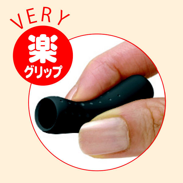 まとめ) 三菱鉛筆 油性ボールペン VERY楽ノック 太字 1.0mm 赤 SN10010