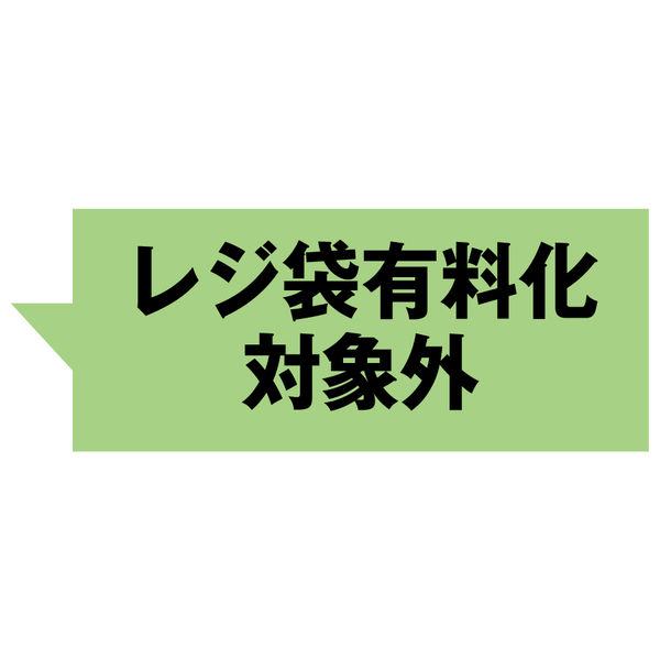 アスクル 小判抜き手提げ袋(印刷あり) ソフトタイプ ホワイト LL 1袋