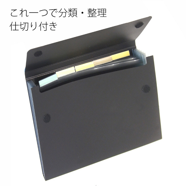 プラス PPドキュメントファイル A4 6ポケット 1箱（10冊入） FL-121DE