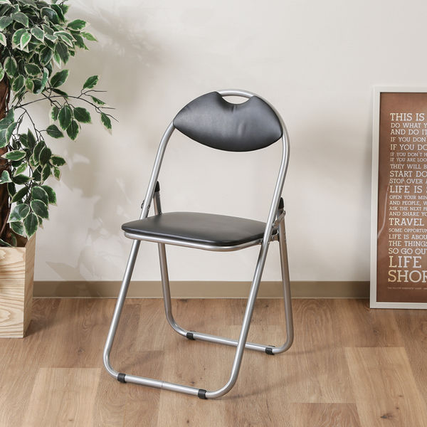 パイプ会議イス FB-030(1010BK) ブラック88626 1セット(6脚 パイプ会議イス FB-030(1010BK) ブラック88626 1セット(6脚