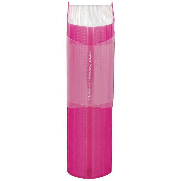 ノビエース　6袋 ポストカードホルダー A6 ノビータ 固定式 青(青): ステーショナリー