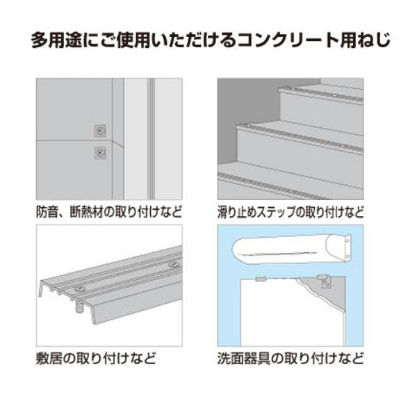 楽天市場】ビスコン 6.0×120mm 皿頭 FV6120FS [100本入]【0010