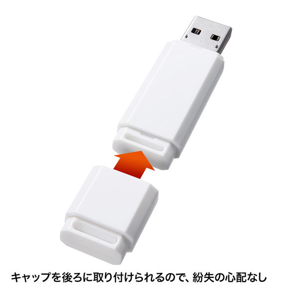 サンワサプライ USB3.0　メモリ UFD-3U8GWN 1個