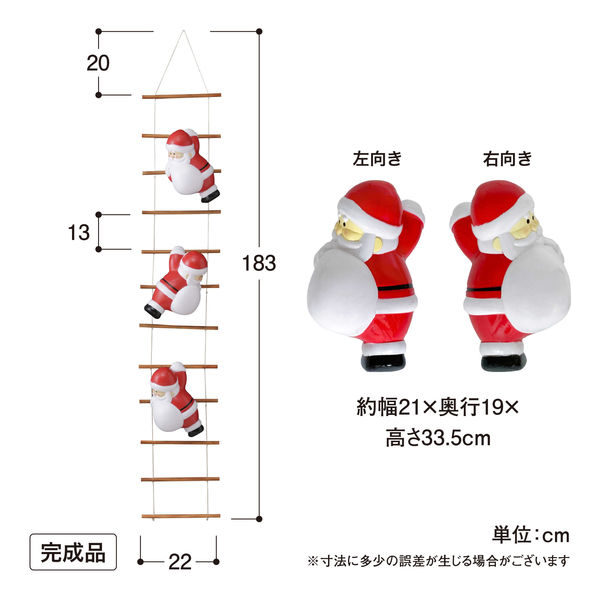 タカショー ブローライト はしごサンタ L 3P LIT-BL02L（直送品）