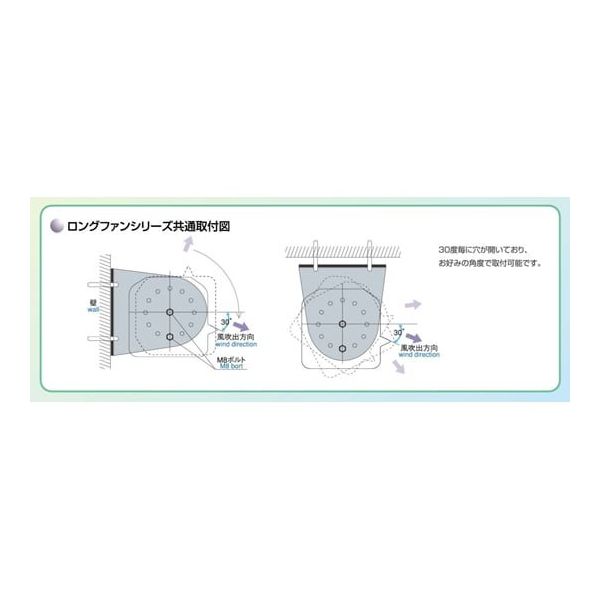 ニッシントーア・岩尾 ロングファン LFーSE2 タンソウ200V60Hz