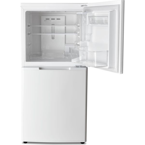 A-Stage 2ドア冷凍/冷蔵庫 123L (ファン式：ホワイト)RZ-123W　1台（直送品）