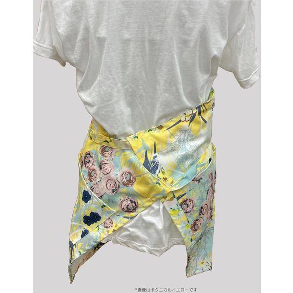 ヤマショウ 5ポケットエプロン ボタニカルネイビー YEP-003BONV 1個