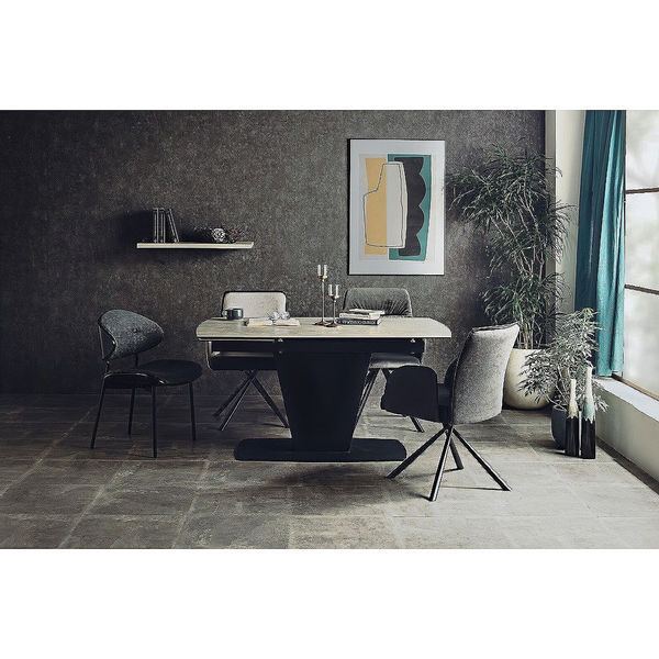 軒先渡し】東馬 UP シウバ伸長テーブル 幅1800×奥行900×高さ710mm