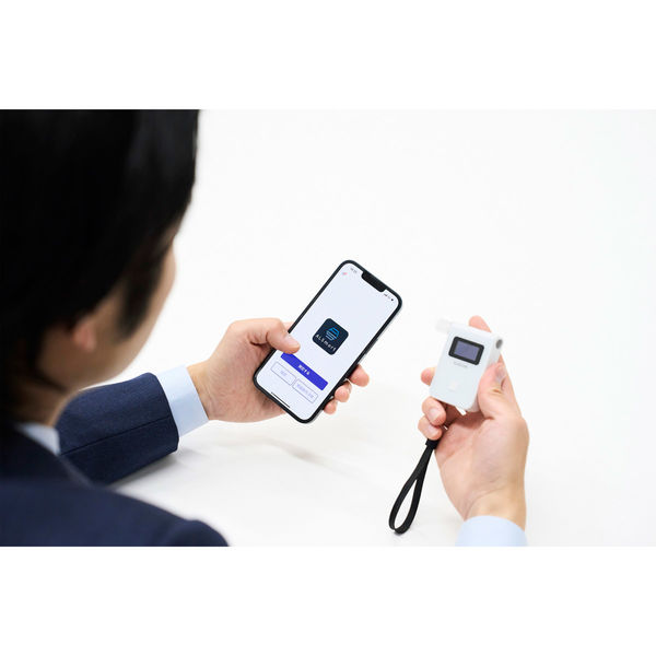 エレコム アルコールチェッカー ALSmart 燃料電池センサー 圧力式 個体