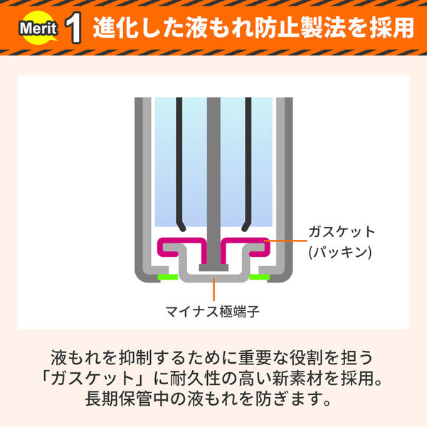 防災 乾電池 単1形 10本入 1箱 アルカリ乾電池 単1電池 電池 12年保存