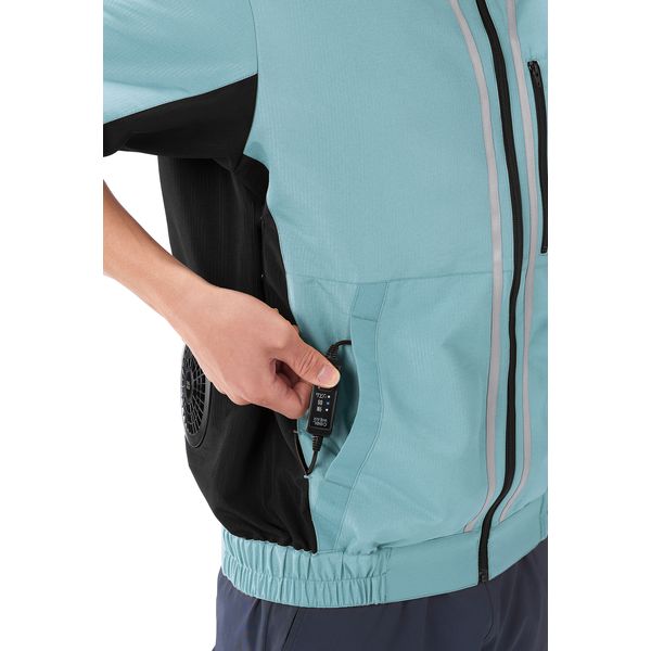 アイリスオーヤマ ファン付き作業服 クールウェア SPORTS 半袖M