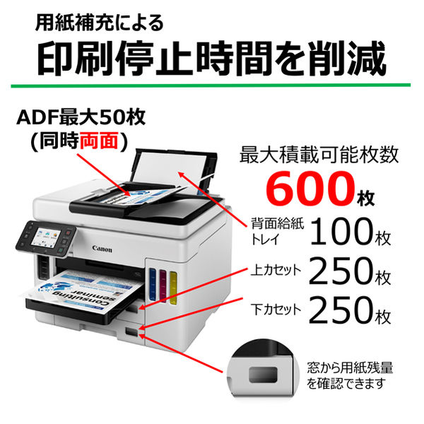 キヤノン インクジェット複合機 GX7030 1台 - アスクル