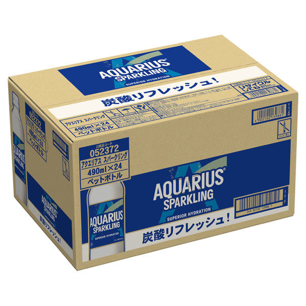 コカ・コーラ アクエリアス スパークリング 490ml 1セット（48本
