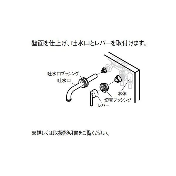 SANEI シングル洗面混合栓 K47450-S-13 1個（直送品） - アスクル