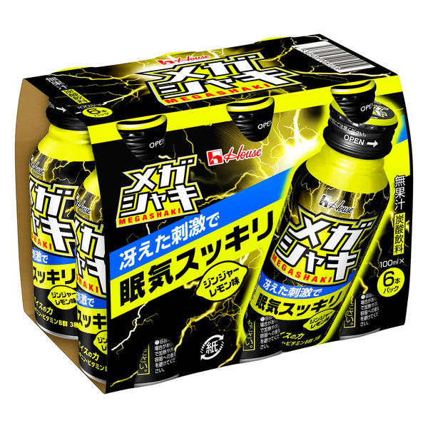 ハウスウェルネスフーズ - ハウスウェルネスフーズ メガシャキ ボトル缶 100ml メガシャキ 100ml 1セット（12缶） ハウスウェルネスフーズ