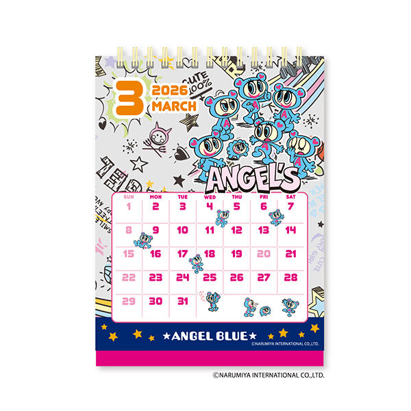 アウトレット】【2026年度版カレンダー】新日本カレンダー エンジェル