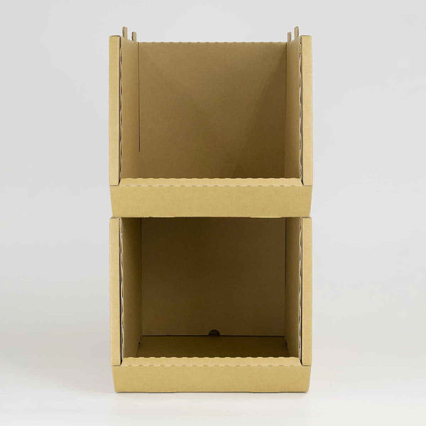 山内紙器 収納ボックス スタッキングコンテナN 5個セット ナロー