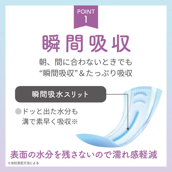 ナチュラ夜つけて朝あんしん 吸水パッド 36cm 310cc 1セット（10枚入×6