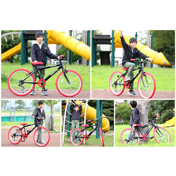 送料無料 GRAPHIS (グラフィス) 子供用自転車 クロスバイク 22インチ