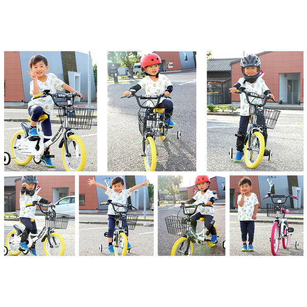 送料無料 GRAPHIS (グラフィス) 子供用自転車 14インチ GR-16-14BKOR