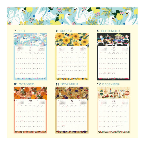 クローズピン 2026年 トモコA3壁掛カレンダー CL95680 1冊（直送