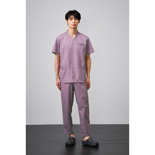 KAZEN 男女兼用スクラブ オーキッド SS KZN350-63 1枚（直送品