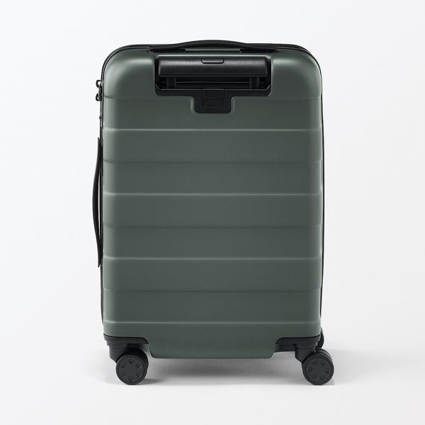 無印良品 バーを自由に調節できる ハードキャリーケース 36L カーキ
