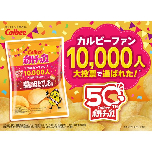 ポテトチップス（感謝） スナック菓子 ポテトチップス 感謝のほたてしお味 53g 1セット
