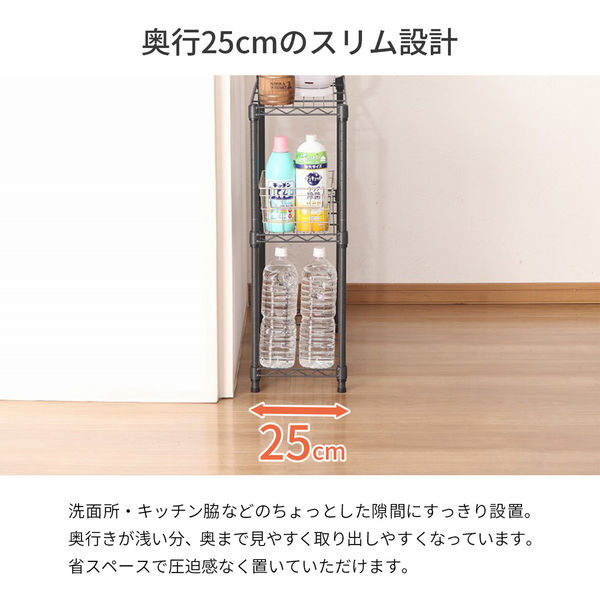 エイ・アイ・エス 19φ スチールラックセット 幅600×奥行250×高さ743mm
