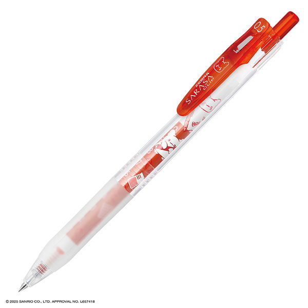 さなページ① ゼブラ サラサクリップ 0.5mm 限定 サンリオ 3色セットA JJ29