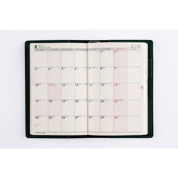 高橋書店 【2026年版】ティーズビュー4 手帳判 片側1週間+ノート 月曜