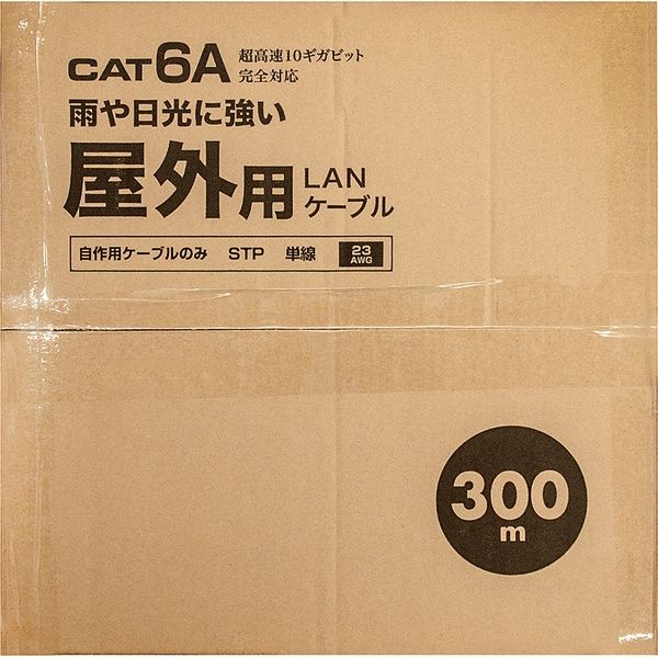 サンワサプライ カテゴリ6A屋外用LANケーブルのみ KB-T6AAD-CB300BK 1