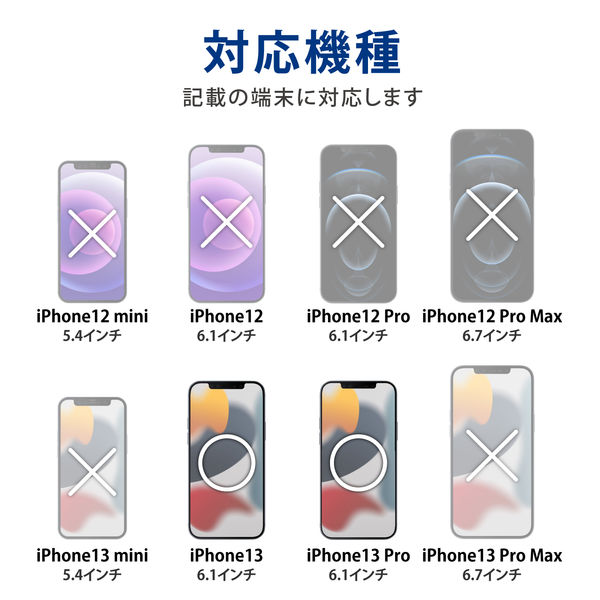 iPhone13 / iPhone13 Pro ガラスフィルム ゴリラガラス 指紋防止 PM