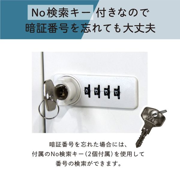 Netforce NSAFE（エヌセーフ）3列4段12人用 ダイヤル錠 幅590×奥行280