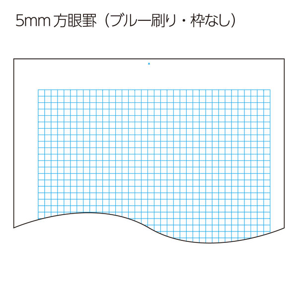 コクヨ コピー用箋 B5縦 5mm方眼 50枚 コヒ-25N 1冊