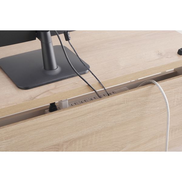 アイリスオーヤマ ケーブル収納デスク 幅115cm CSD-1150 1台（直送品