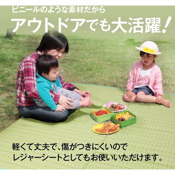チェック柄 い草調水洗い可能 カーペット 本間8畳 チェック柄 い草調水洗い可能 カーペット 本間8畳