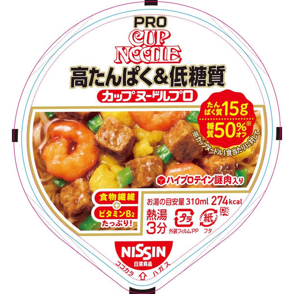 日清食品 カップヌードルPRO 高たんぱく＆低糖質 1セット（3食） - アスクル