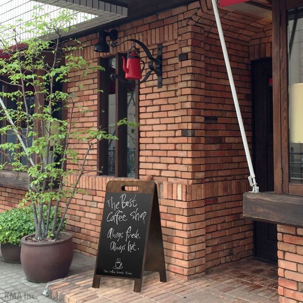 KMA A型看板 ブラックボードハンド式 78S ハイグレード K-BB-078SH 1台