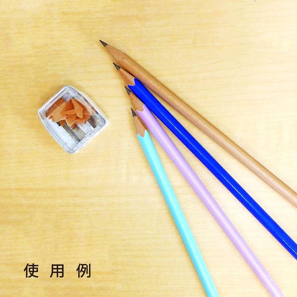 アックスコーポレーション 太軸 さんかくえんぴつ 6B 6本 IAKS-F02 1