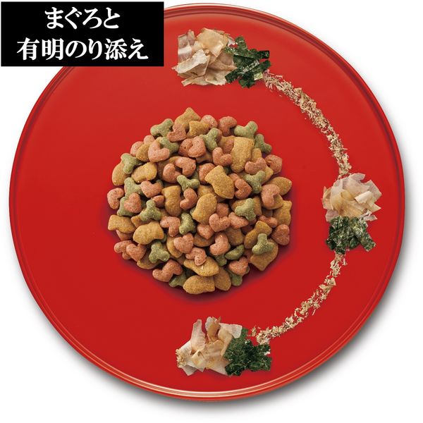 懐石2dish キャットフード 焼津まぐろペア 国産 800g（80g×10袋）1袋 ペットライン 旧日清ペットフード - アスクル