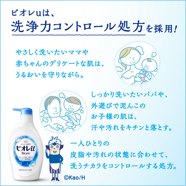 ビオレu うるおいしっとり ボディウォッシュ ポンプ 480ml 花王