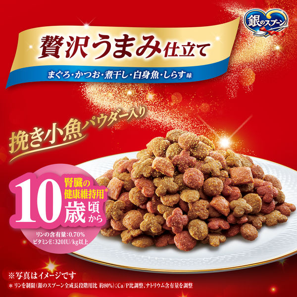銀のスプーン 贅沢うまみ仕立て 10歳頃から まぐろ・かつお・煮干し