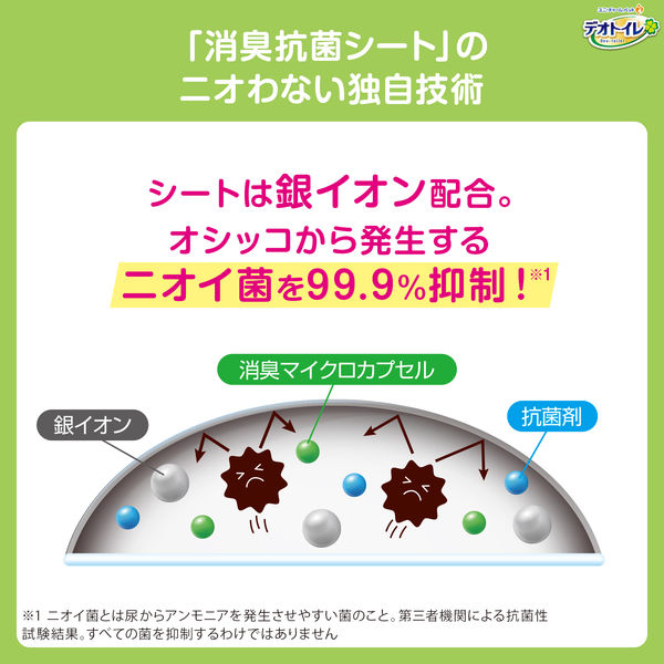 デオトイレ 複数ねこ用 １週間消臭・抗菌シート 8枚 ユニ・チャーム