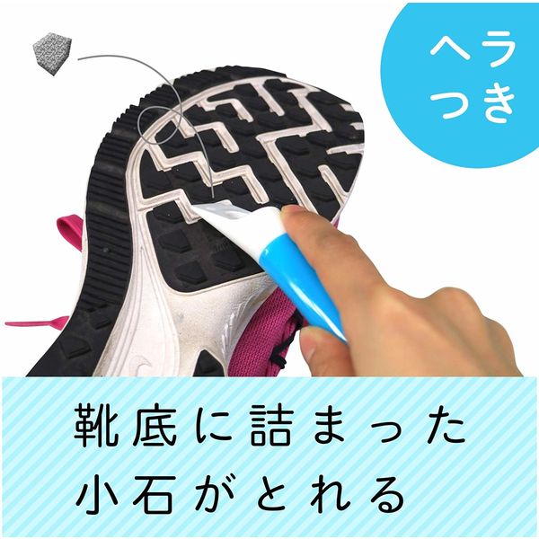 ブラシ 激落ちくん W素材の 泡立ち シューズブラシ 1個 レック - アスクル