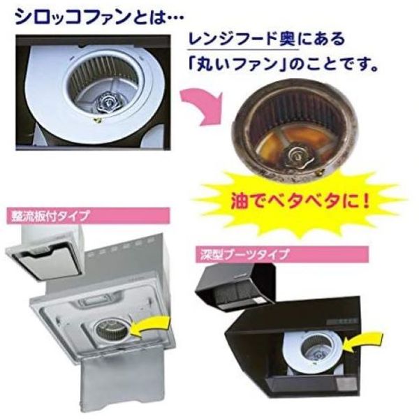換気扇（25cm）取り替えセット　シロッコファン（レンジフード）に交換取り付け用機材 換気扇（25cm）取り替えセット シロッコファン（レンジフード