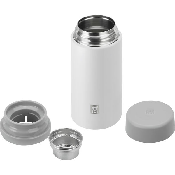 ツヴィリング（Zwilling） ストレーナー付ボトル 水筒 420ml ホワイト 