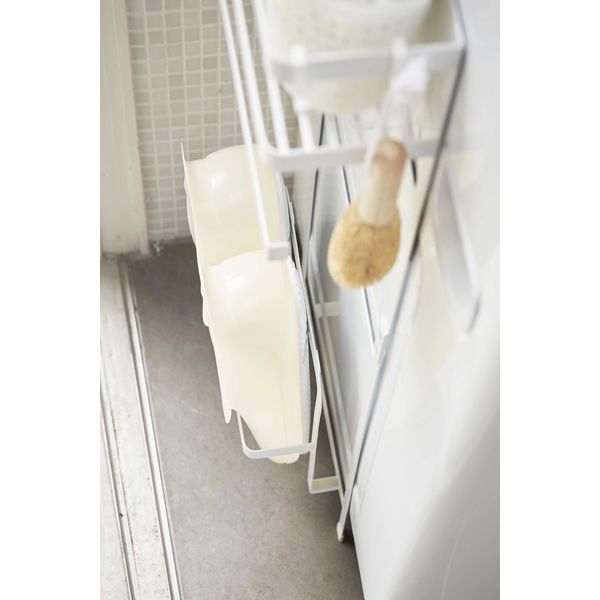 tower(タワー) 洗濯機横マグネット収納ラック ホワイト 1個 山崎実業 【送料無料】 tower(タワー) 洗濯機横マグネット収納ラック ホワイト 1個 山崎実業 【送料無料】